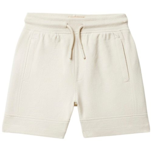 Short blanco sólido para niño