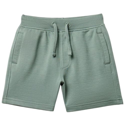 Short verde sólido para niño