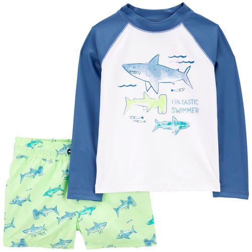 Traje de baño de 2 piezas multicolor para niño