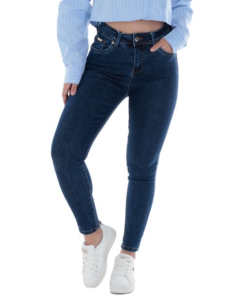 Jeans Most Wanted skinny azul de cintura alta para mujer