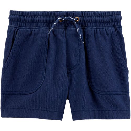 Short azul sólido para niño