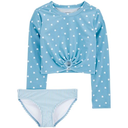 Traje de baño de 2 piezas estampado para niña