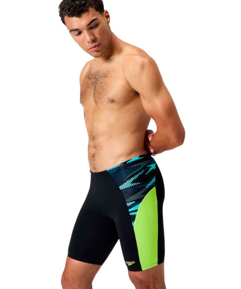 104881267-Calzoneta-de-baño-Speedo-endurance-plus-negro-verde-para-hombre