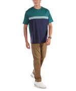 104694148-Camiseta-Gents-verde-color-block-para-hombre