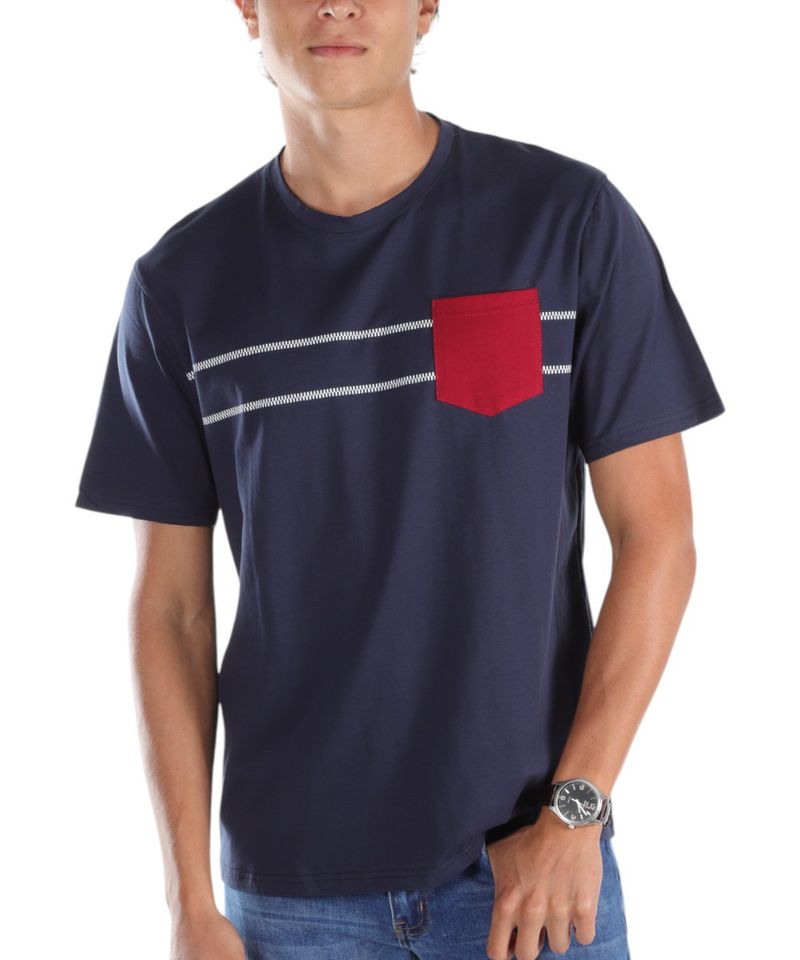 104694184-Camiseta-Gents-azul-navy-con-rayas-para-hombre