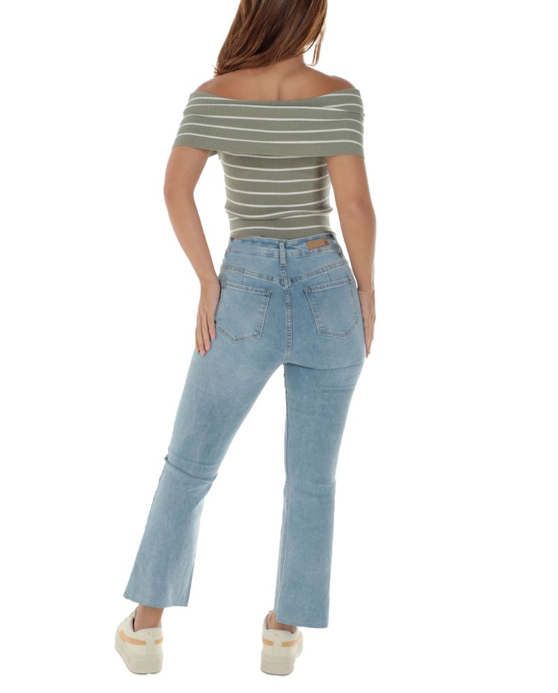 104863702-Blusa-Active-Basic-off-shoulder-rayada-manga-corta-para-mujer--