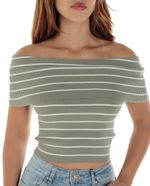 104863702-Blusa-Active-Basic-off-shoulder-rayada-manga-corta-para-mujer--