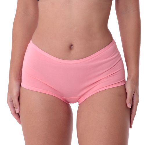 Boyshort Orange rosado de cintura media para mujer