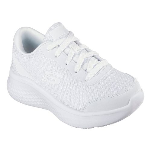 Zapato deportivo casual Skechers color blanco para niño