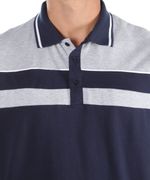 104694016-Camisa-polo-Gents-gris-color-blocking-para-hombre