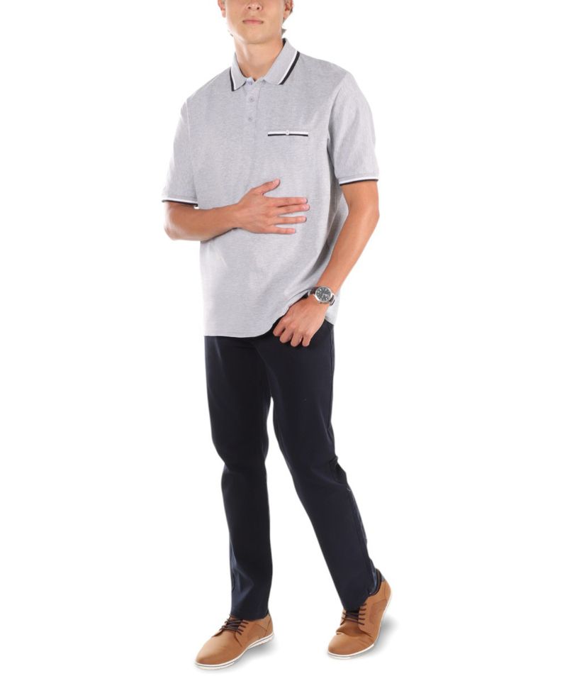 104694120-Camisa-polo-Gents-gris-heather-para-hombre