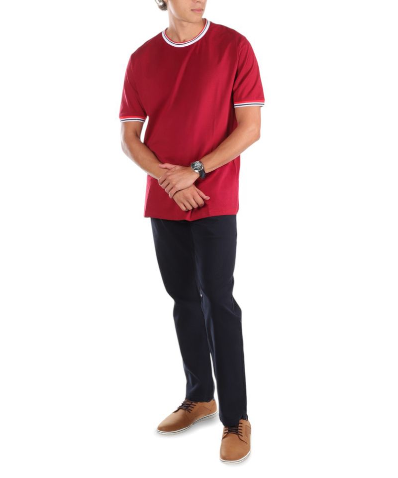 104694140-Camiseta-Gents-roja-solida-para-hombre