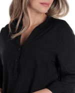 104782839-Blusa-Sabrina-casual-negra-manga-3-4-para-mujer