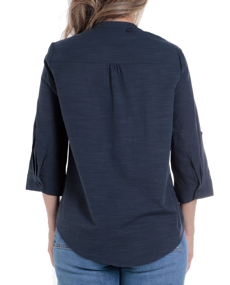 104782843-Blusa-Sabrina-casual-azul-manga-3-4-para-mujer