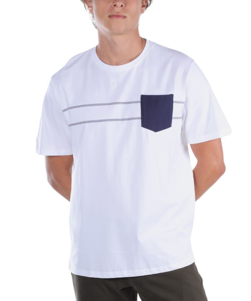 104694180-Camiseta-Gents-blanca-con-rayas-para-hombre