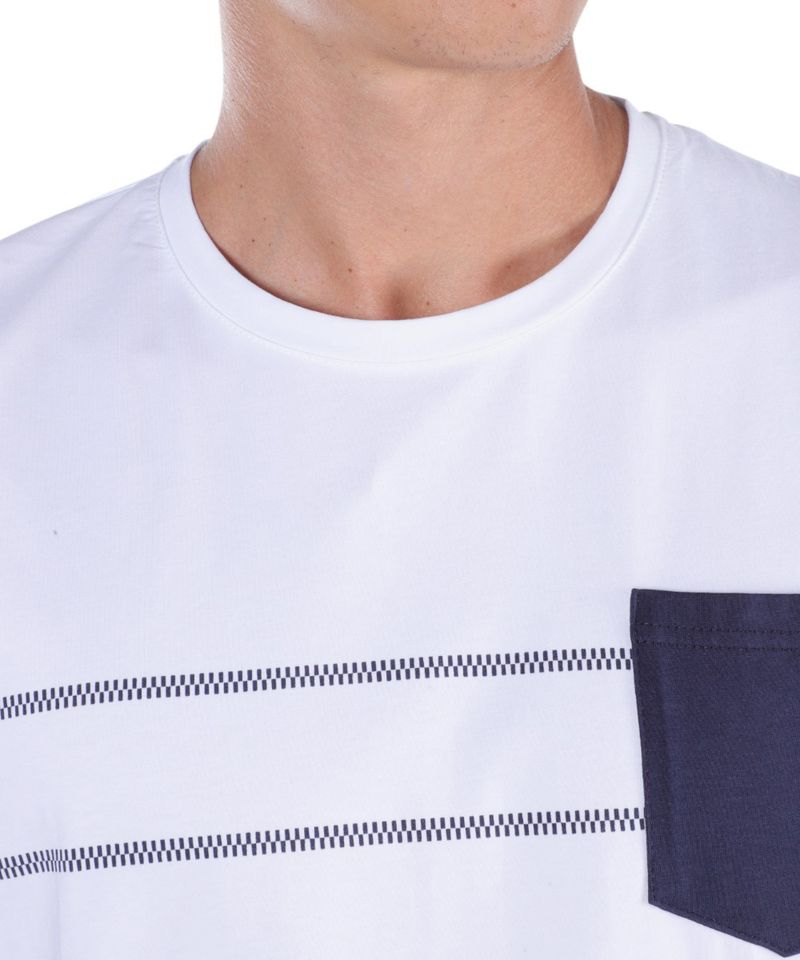 104694180-Camiseta-Gents-blanca-con-rayas-para-hombre
