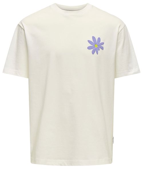 Camiseta Only and Sons regular fit con estampado floral para hombre