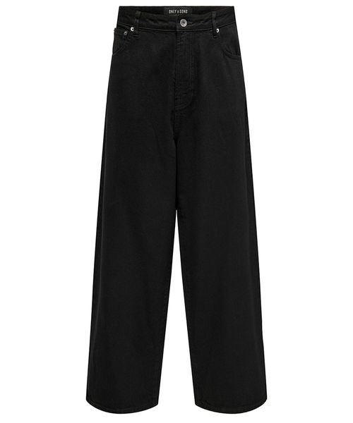 Jeans balloon fit Only & Sons negros denim para hombre
