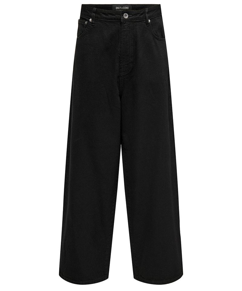 104917856-Jeans-balloon-fit-Only---Sons-negros-denim-para-hombre
