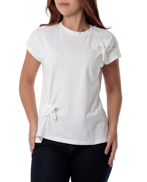 Camiseta Unexpected blanca manga corta para mujer