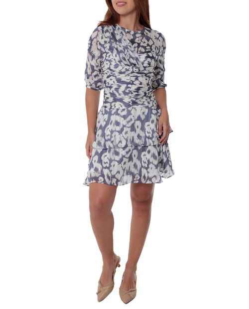 Vestido Unexpected casual estampado mangas 3/4 para mujer