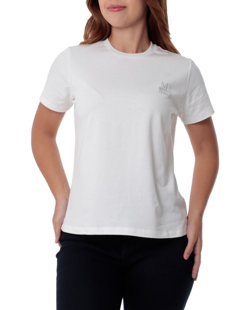 Camiseta Orange estampada manga corta para mujer