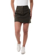 104778179-Falda-Orange-mini-verde-de-cintura-alta-para-mujer