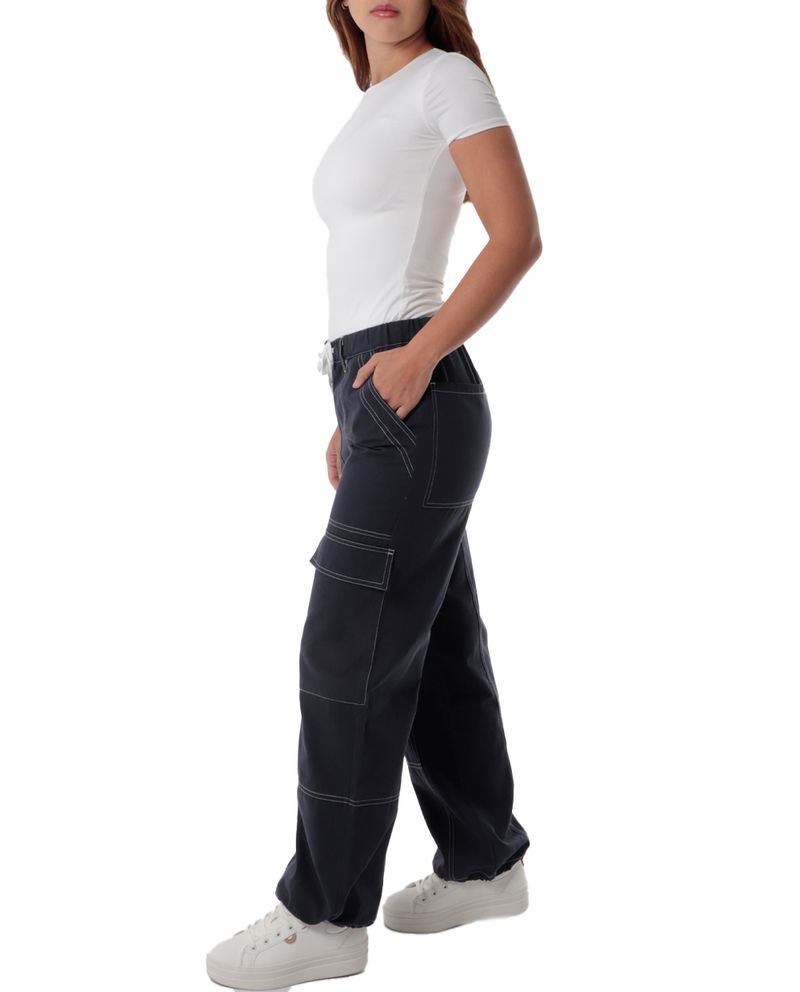 104778079-Pantalon-Orange-cargo-azul-de-cintura-alta-para-mujer