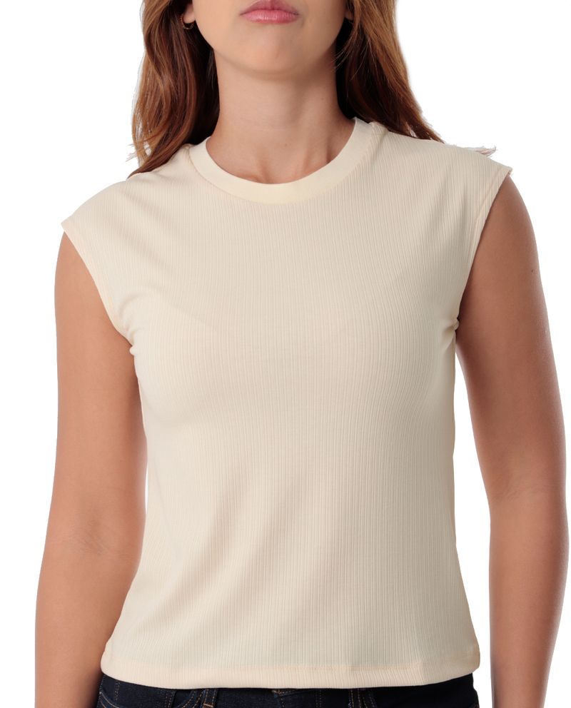 104780147-Camiseta-Unexpected-beige-manga-corta-para-mujer