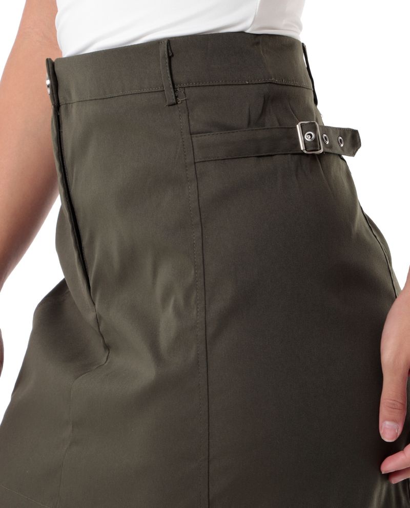 104778179-Falda-Orange-mini-verde-de-cintura-alta-para-mujer