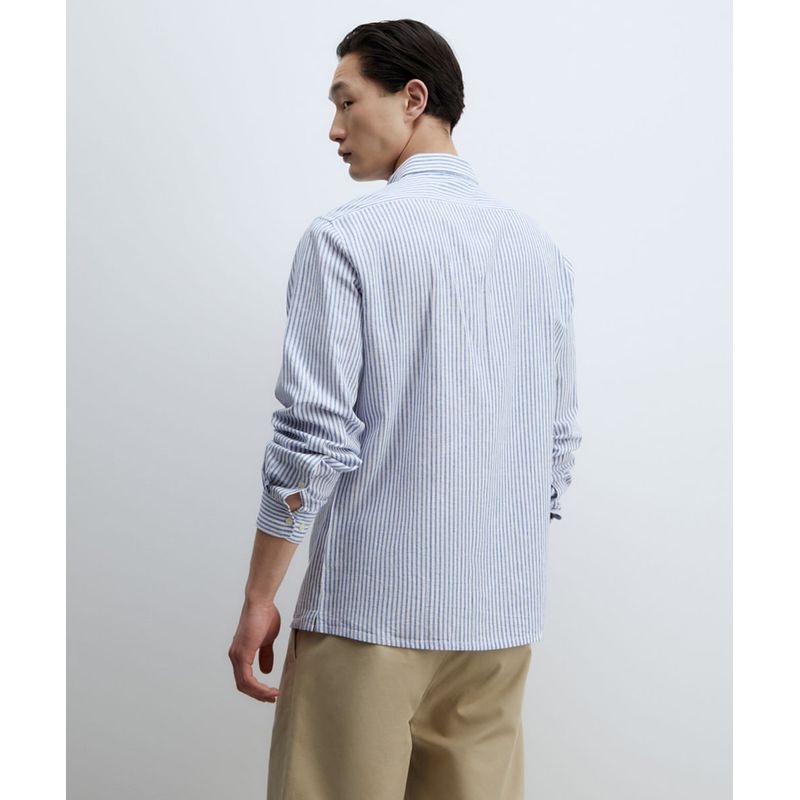 Camisa Sfera Sfera Hombre Rebajas Camisa Casual Sfera Celeste