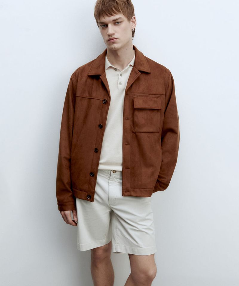 104896734-Short-chino-Sfera-regular-fit-beige-solido-para-hombre-