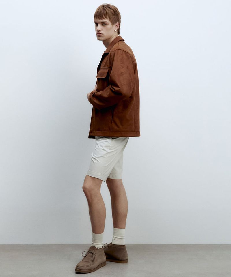 104896734-Short-chino-Sfera-regular-fit-beige-solido-para-hombre-