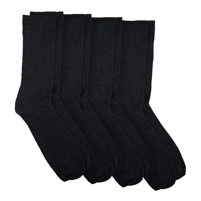 104842162-Pack-de-4-pares-de-calcetines-de-vestir-crew-Unexpected-negros-solidos-para-hombre