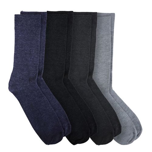 Pack de 4 pares de calcetines de vestir crew Unexpected multicolor para hombre