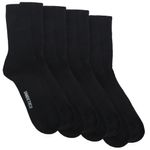 104842165-Pack-de-4-pares-de-calcetines-para-diabeticos-Unexpected-negros-texturizados-para-hombre