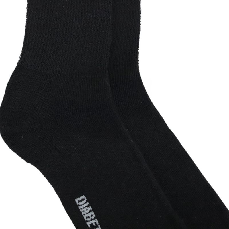 104842165-Pack-de-4-pares-de-calcetines-para-diabeticos-Unexpected-negros-texturizados-para-hombre
