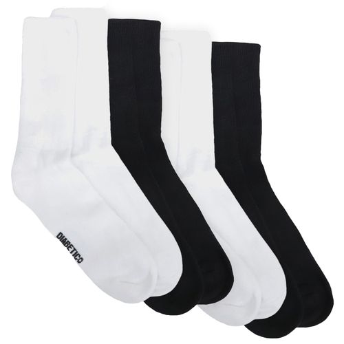 Pack de 4 pares de calcetines para diabéticos Unexpected bicolor texturizados para hombre