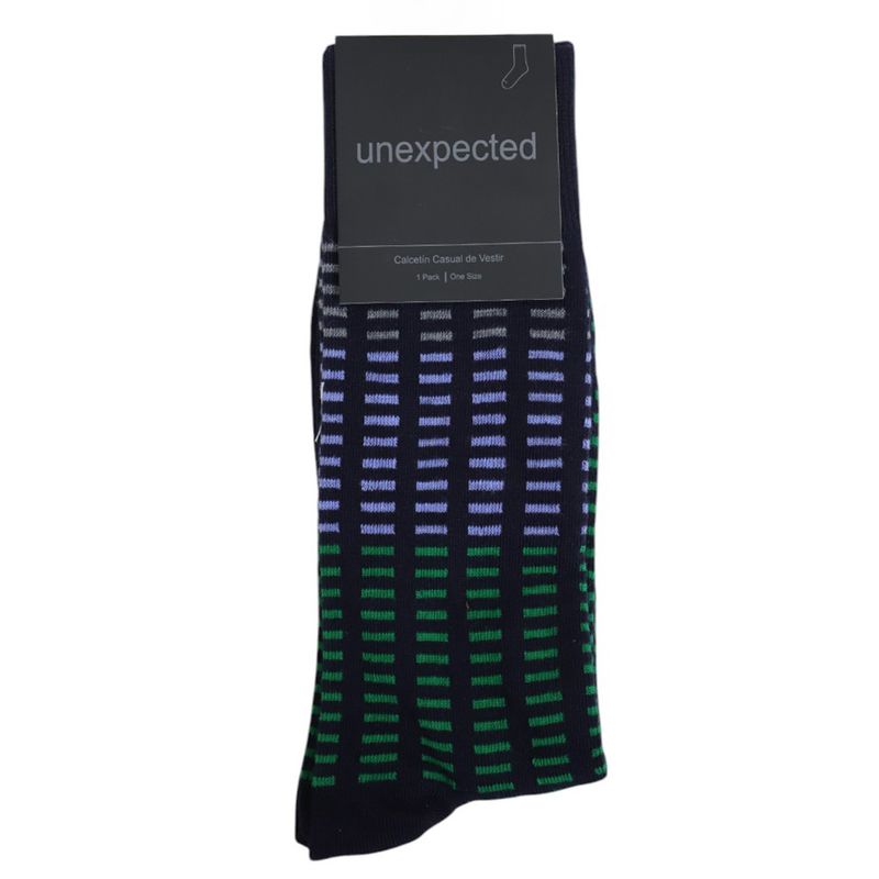 104842178-Par-de-calcetines-de-vestir-crew-Unexpected-negros-con-mini-print-de-rectangulos-multicolor-para-hombre
