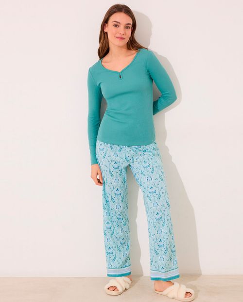 Pijama con pantalón Women Secret multicolor para mujer