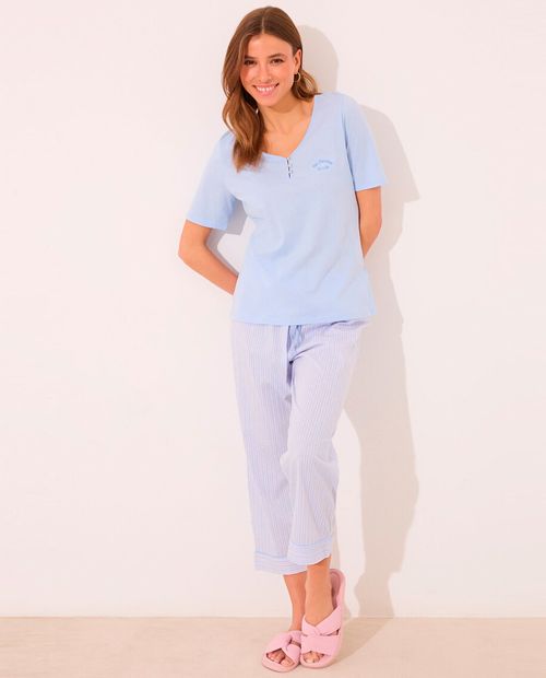 Pijama con pantalón Women Secret multicolor para mujer