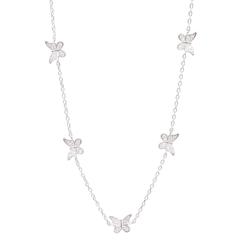 104834864-Collar-de-mariposas-de-plata-2mm-18--para-mujer