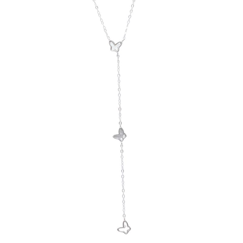 104834866-Cadena-en--Y---con-dijes-de-mariposa-de-plata-1mm-18--para-mujer