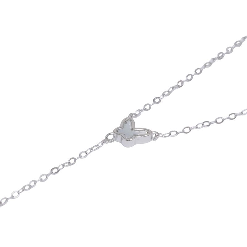 104834866-Cadena-en--Y---con-dijes-de-mariposa-de-plata-1mm-18--para-mujer