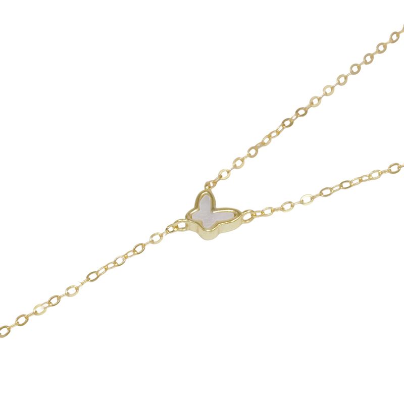 104834867-Cadena-en--Y---con-dijes-de-mariposa-de-plata-con-baño-de-oro-1mm-18--para-mujer