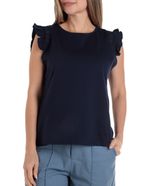 104779413-Blusa-Nicolle-formal-azul-manga-corta-para-mujer