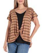 104782859-Camiseta-Sabrina-rayada-manga-corta-para-mujer