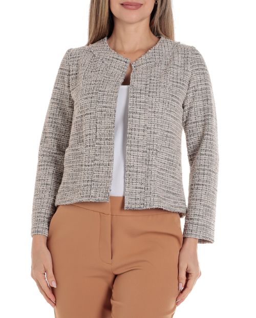 Chaqueta Marcella tweed manga larga para mujer