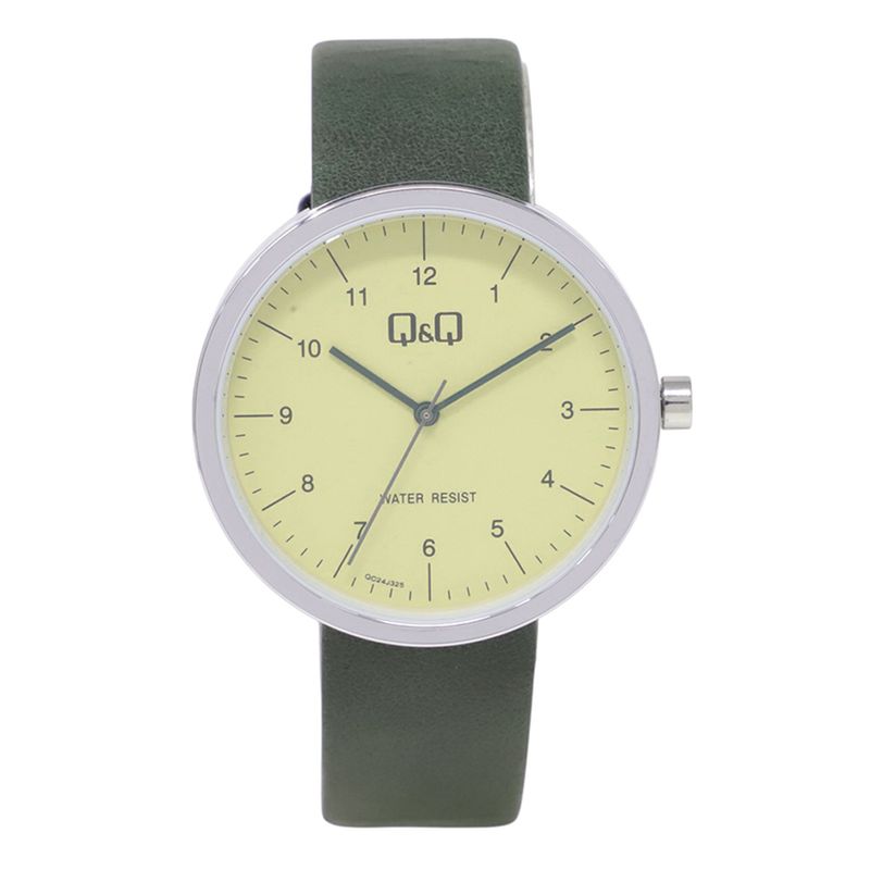 104836975---Reloj-Q-Q-analogo-cuero-verde-para-hombre