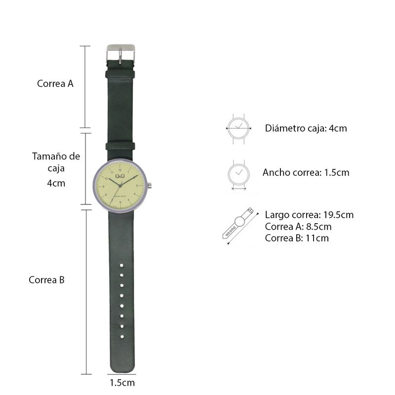 104836975---Reloj-Q-Q-analogo-cuero-verde-para-hombre